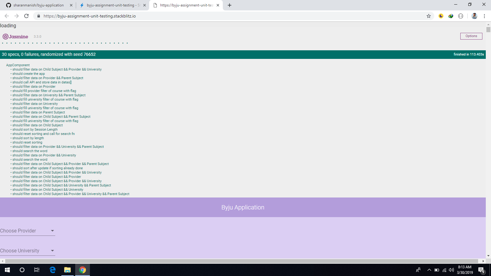 GitHub - sharanmanish/byju-application: BYJU Assignment Application