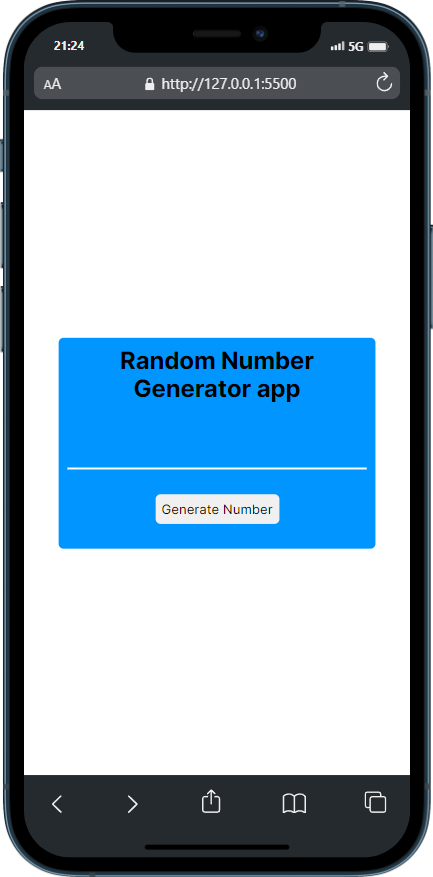 Random Generator app