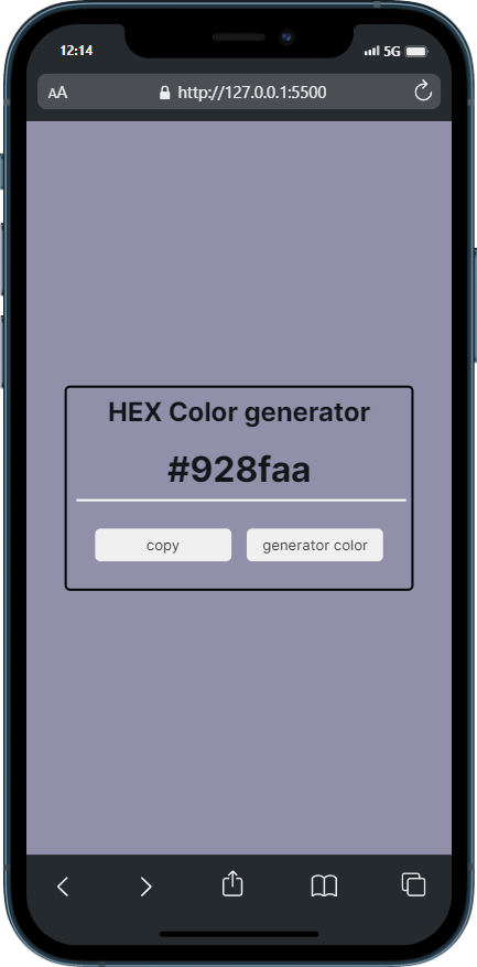 HEX Color app