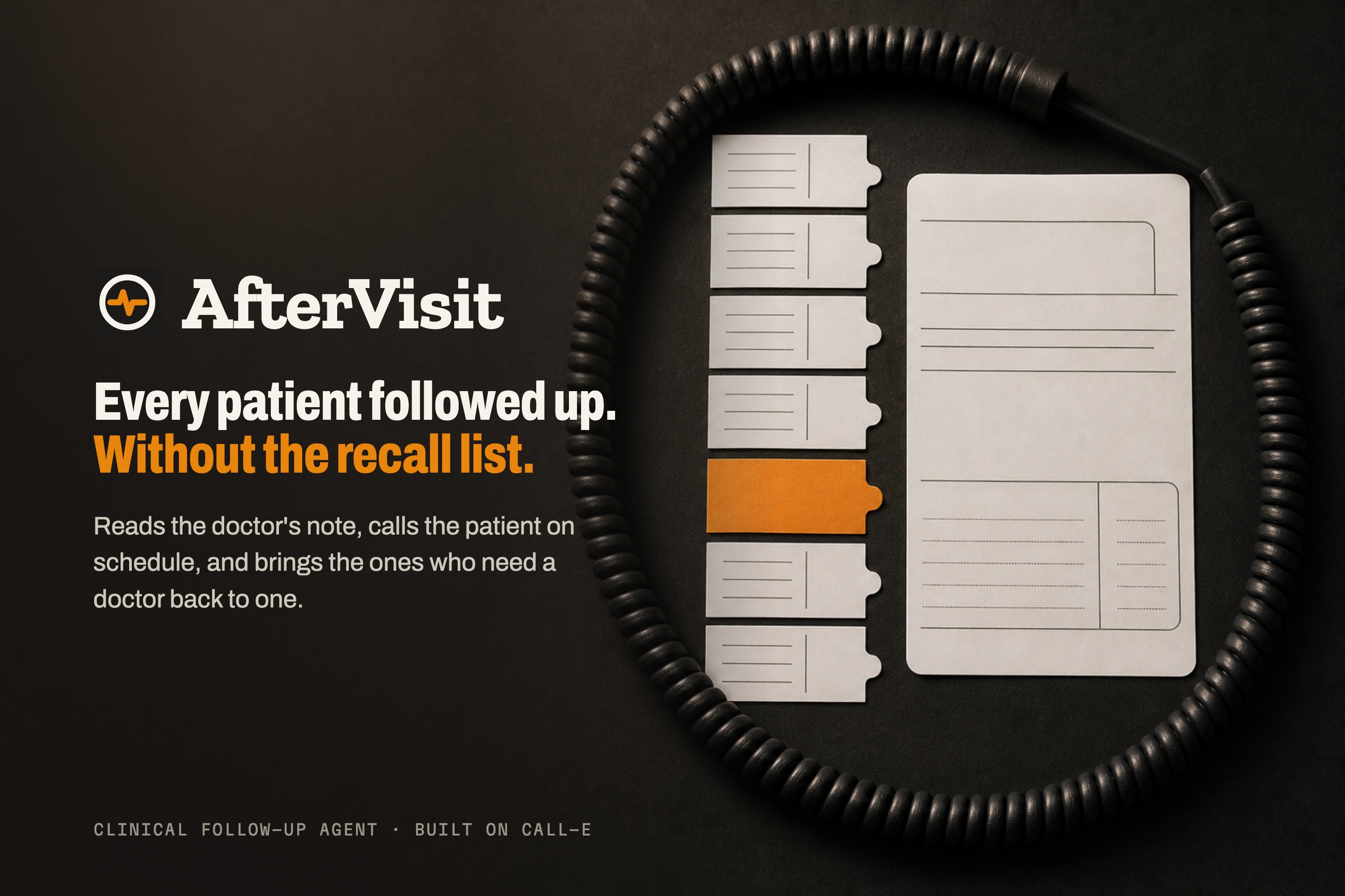 AfterVisit: every patient followed up, without the recall list