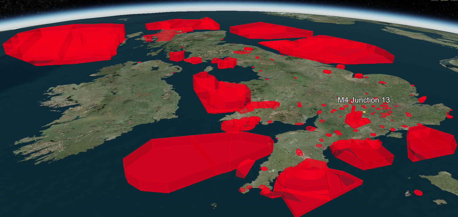 UK No Fly Zones