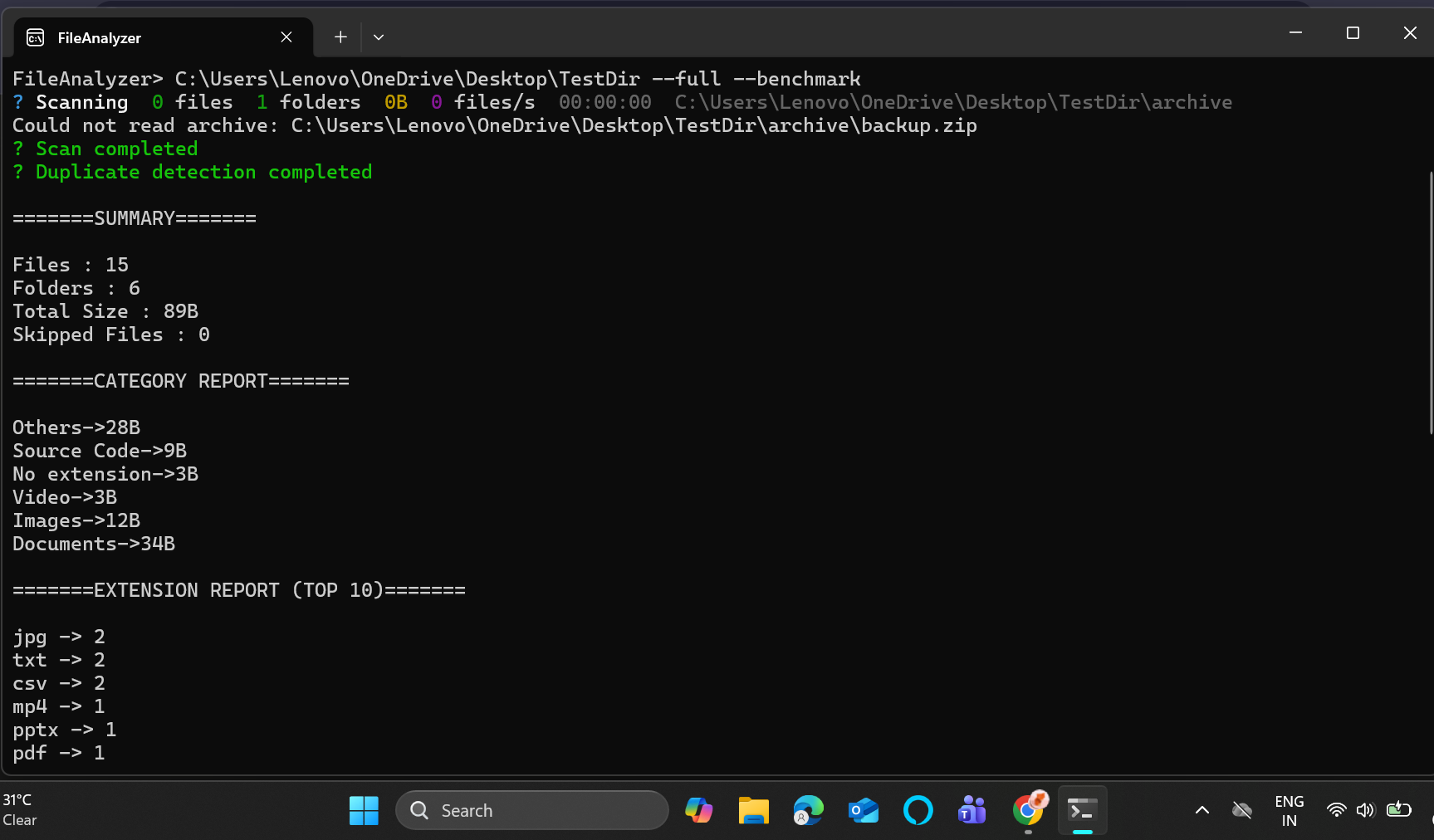 Full with benchmark part 1