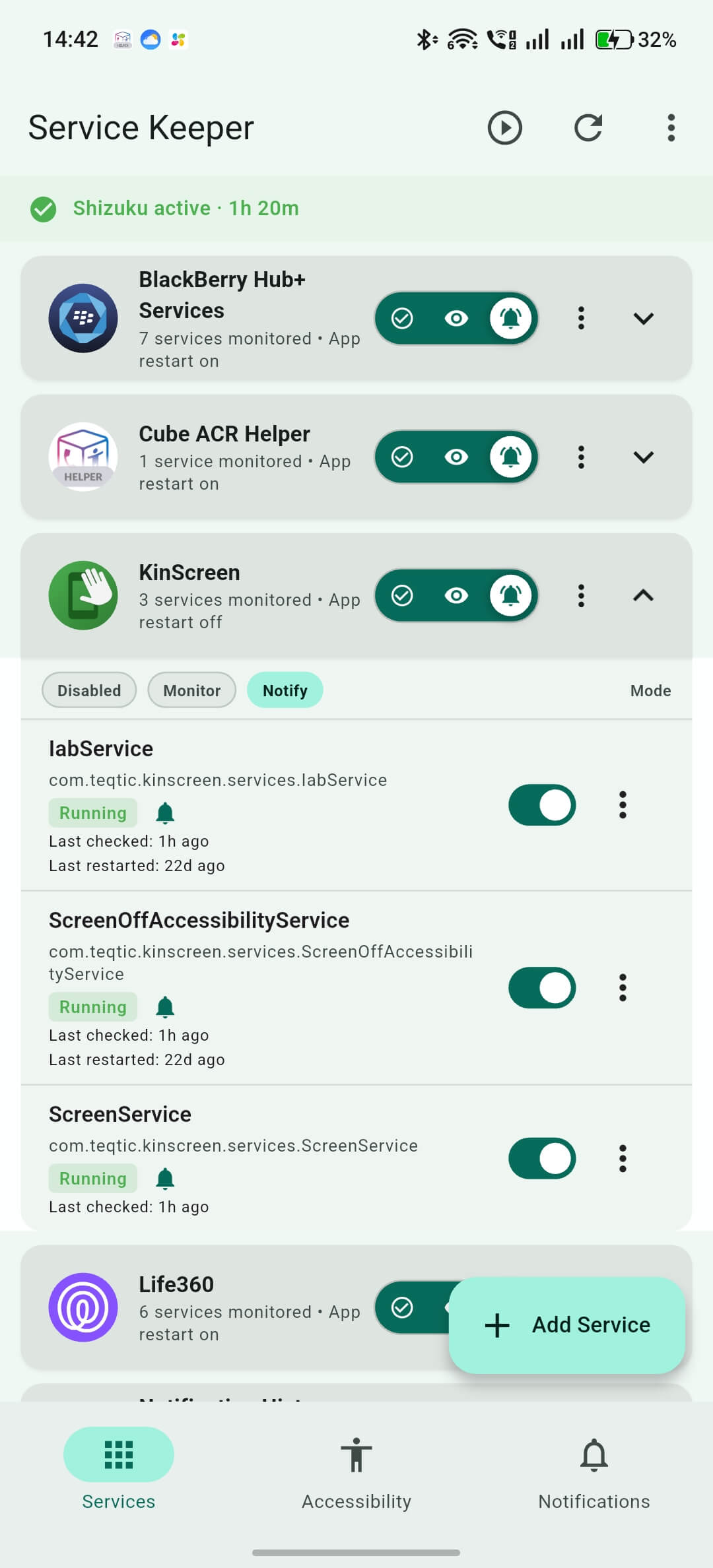 Services List