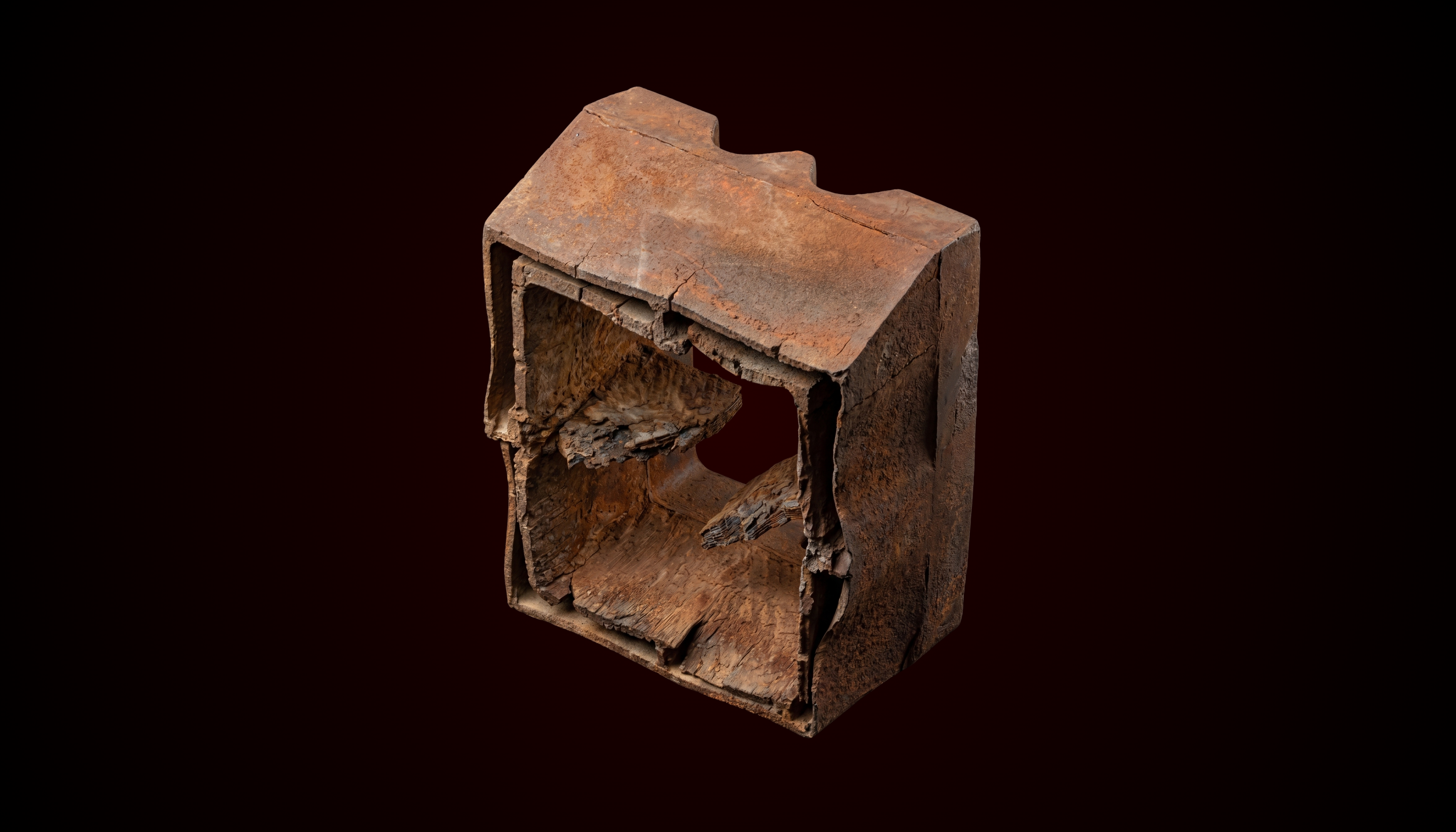 Coal burner tips destroyed in service, before restoration