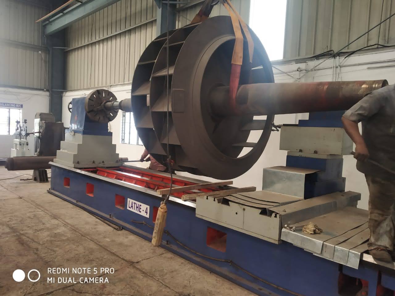 ID Fan On Lathe