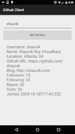 GitHub - shauvik/GithubClient: Simple Github Client to demo Mocking of ...