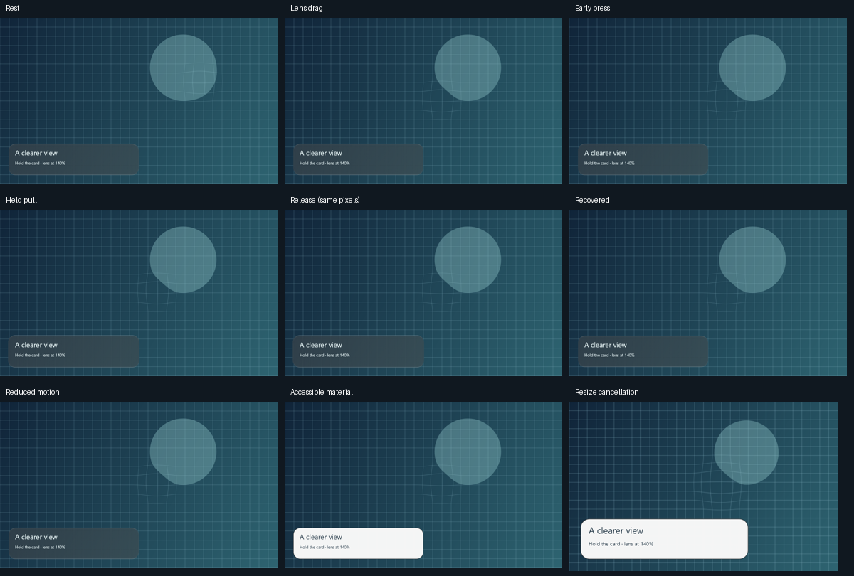 Nine native interaction phases