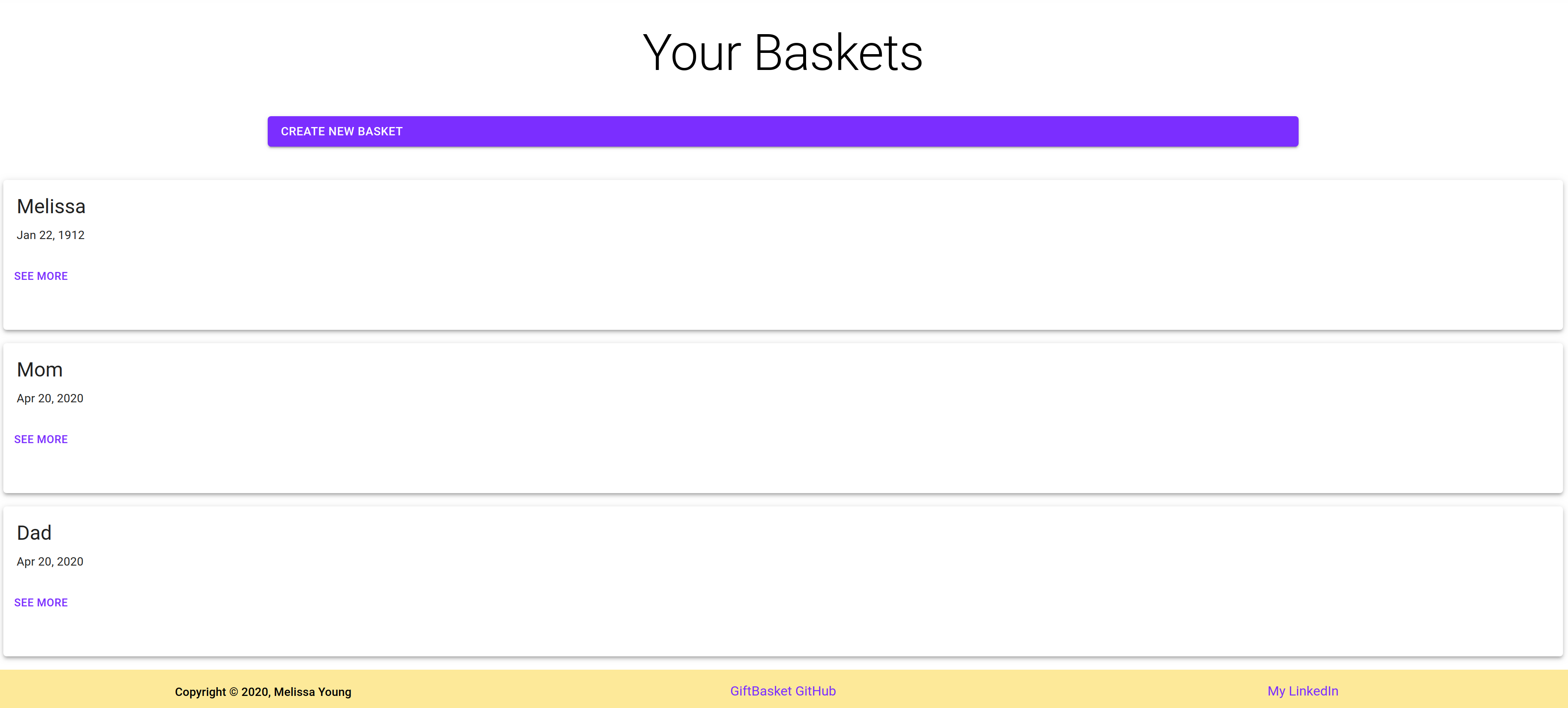 Basket List