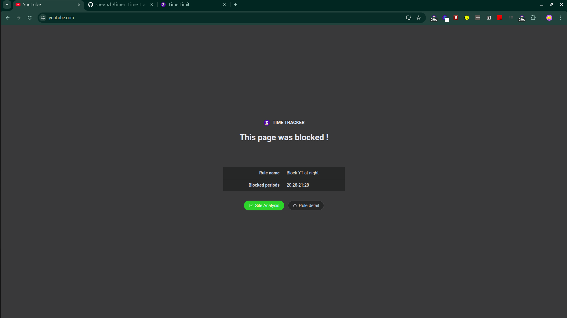 Page blocking