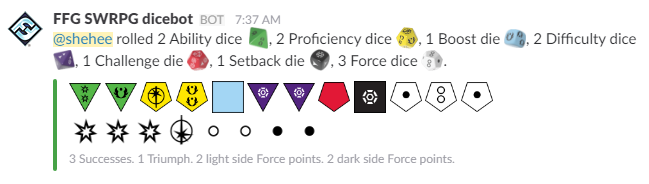 Star Wars Roleplaying Dice slash command result.png