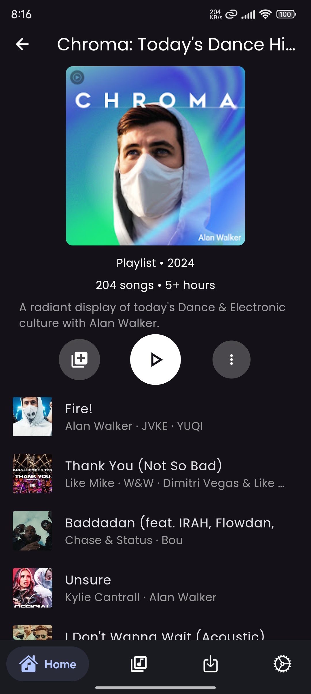 Screenshot 4 of Gyawun Music — opens full size