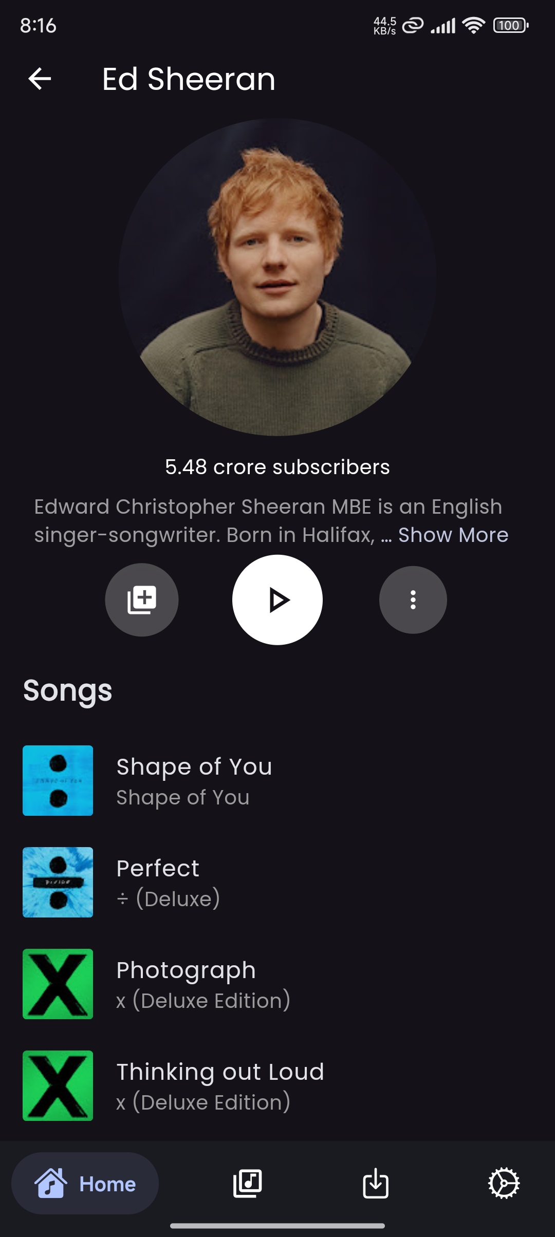 Screenshot 5 of Gyawun Music — opens full size