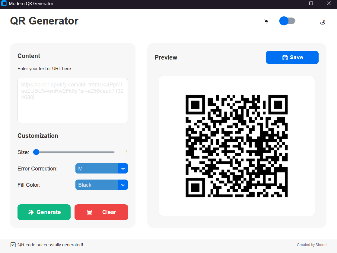 GitHub - shendds/ModernQRGenerator: A modern, customizable QR code ...