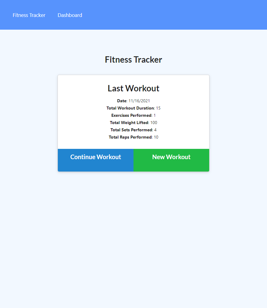 workout-tracker