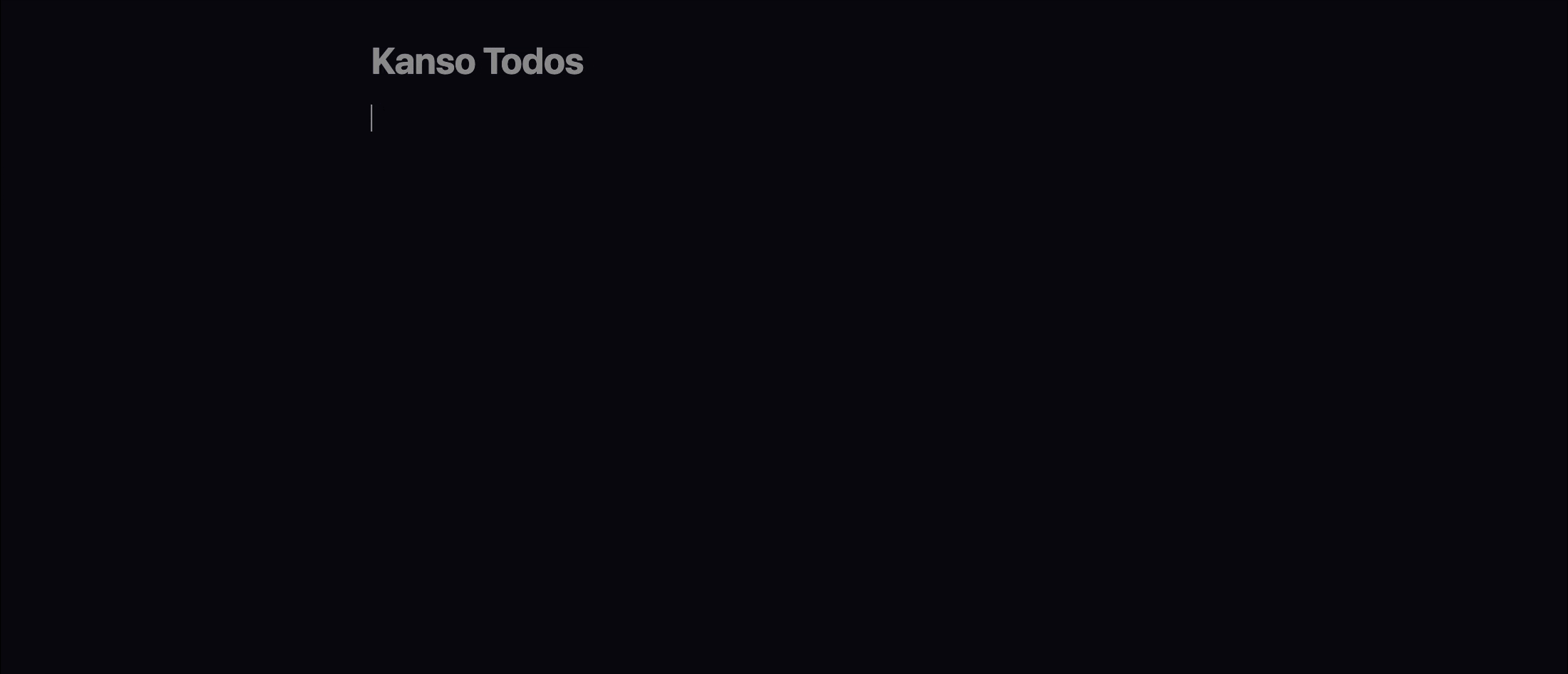 Kanso Todos - Obsidian Plugin