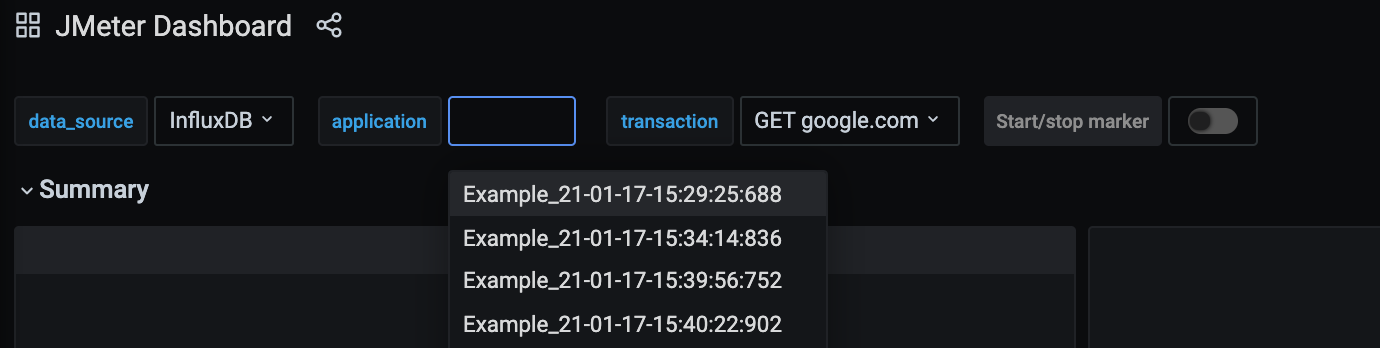 Grafana Filter