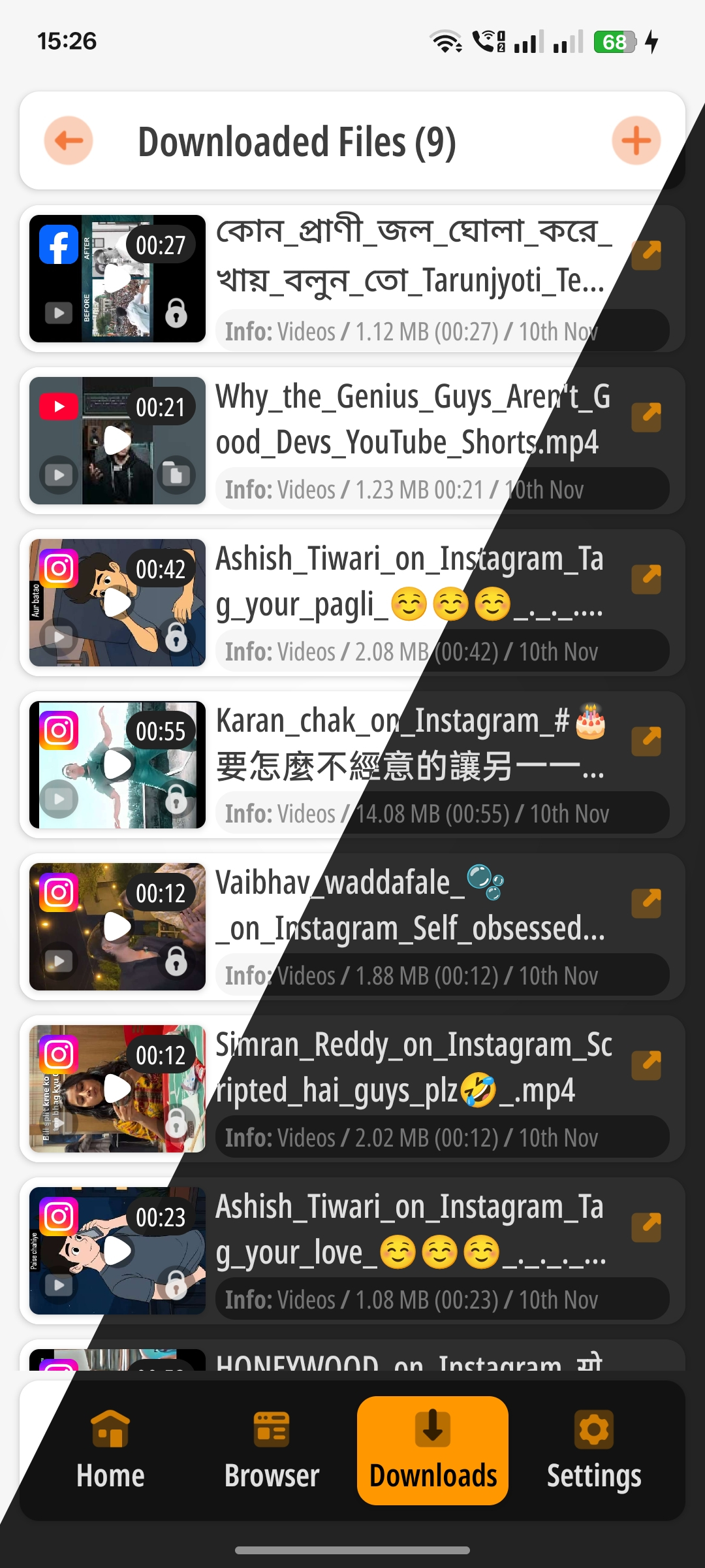 AIO Video Downloader Screenshot