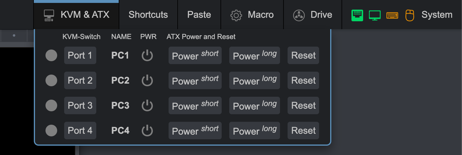 kvm-atx-menu