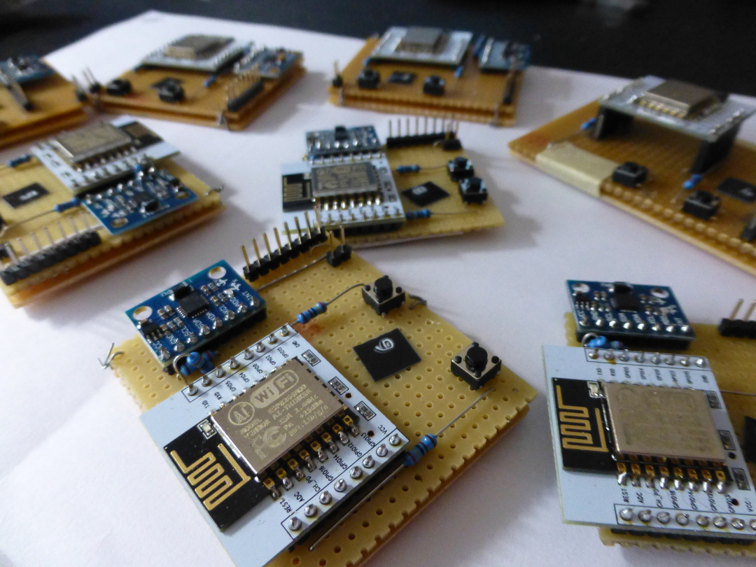 Bewegungsfelder ESP8265 and MPU6050 Hardware