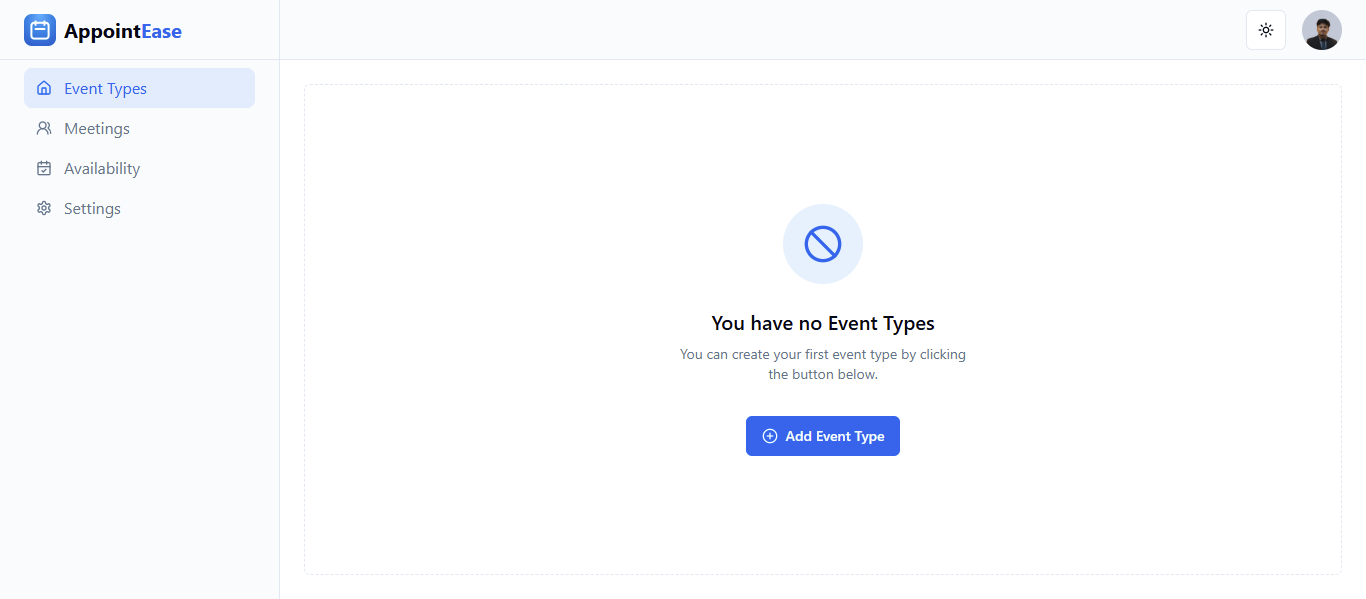 Event Type Page