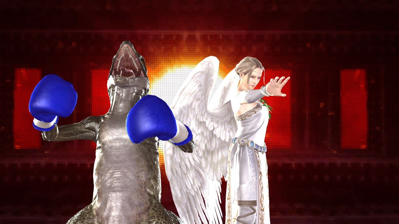 Alex and Angel tag-team intro