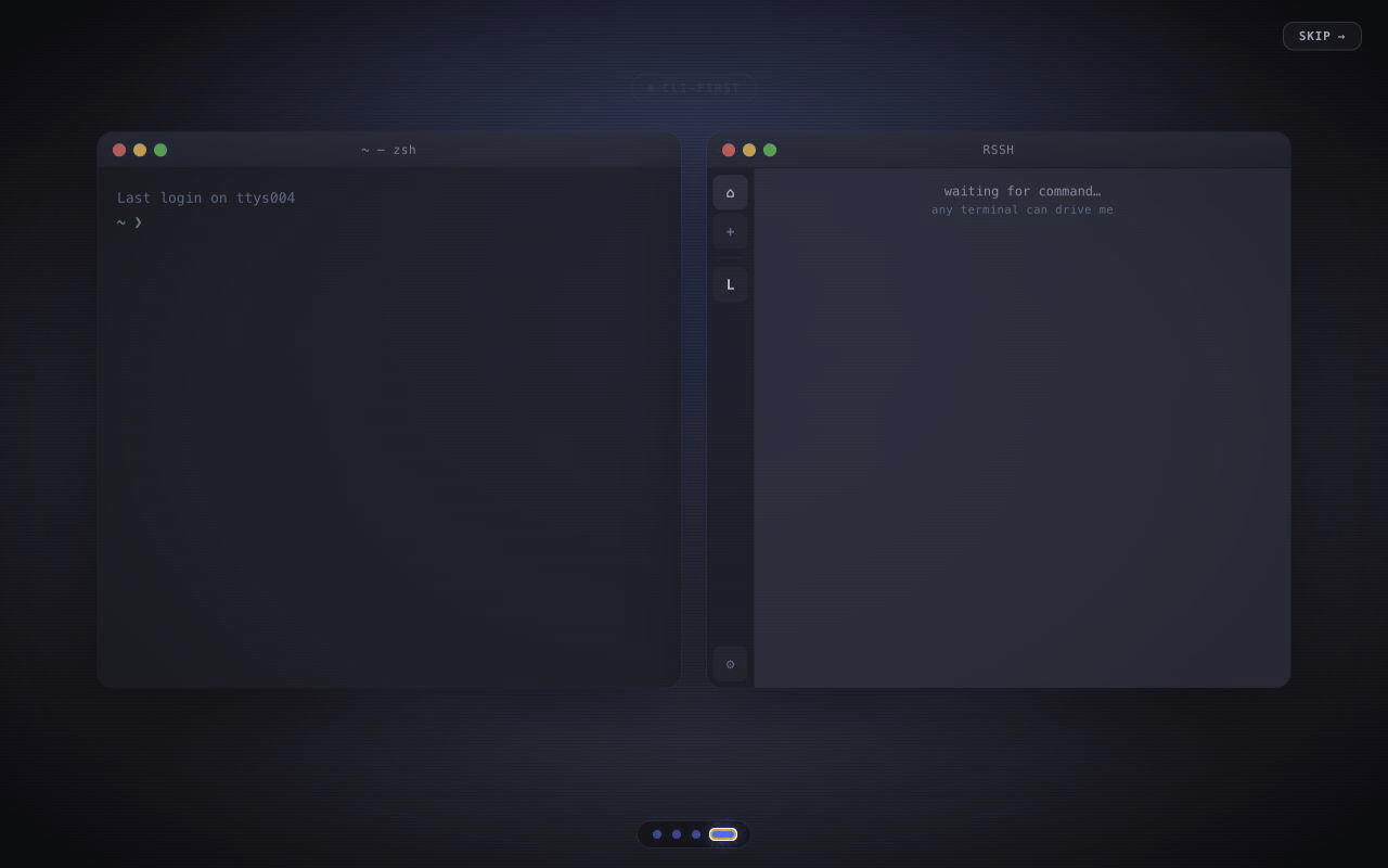 CLI: rssh profile open prod