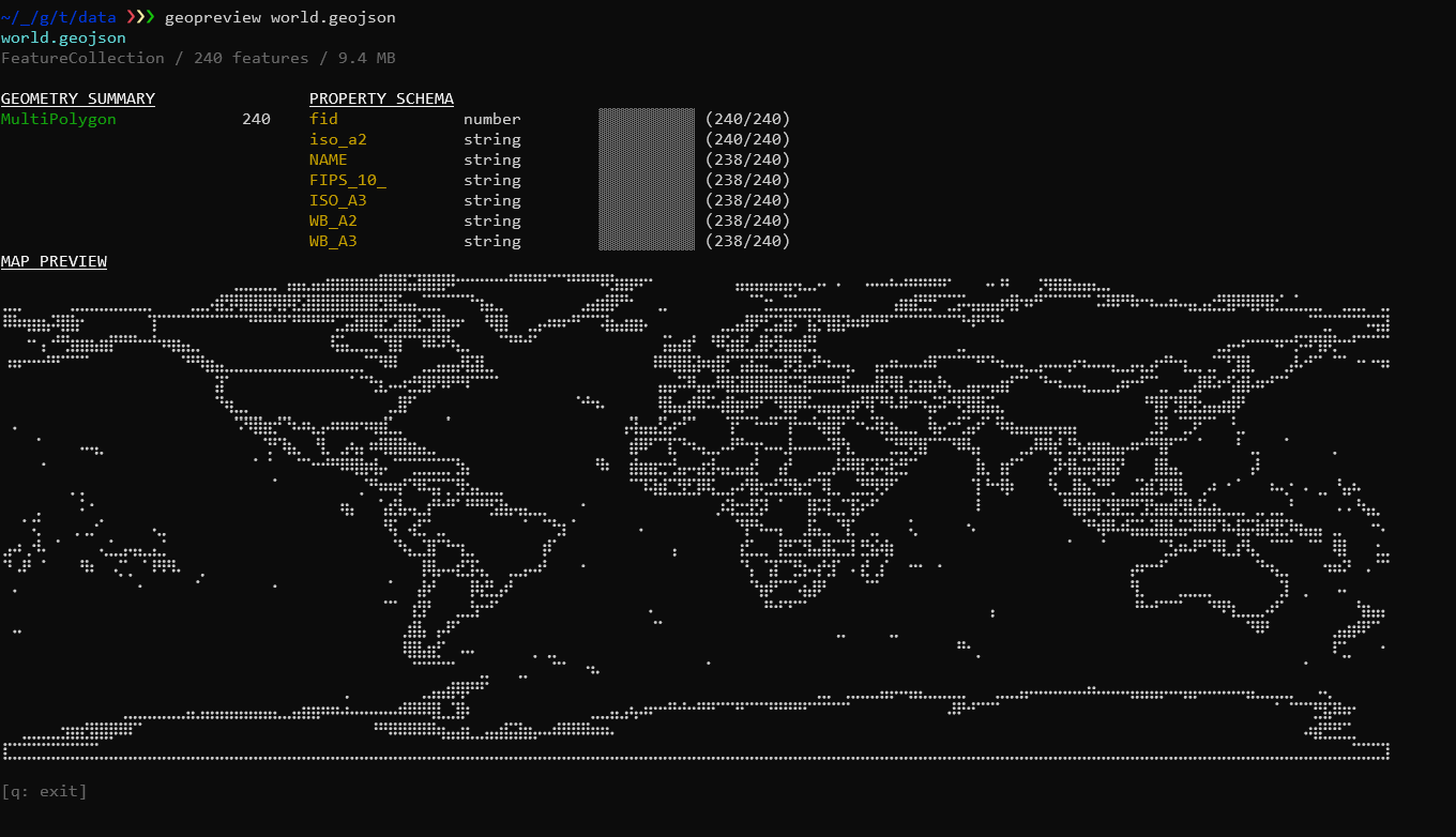 geopreview screenshot