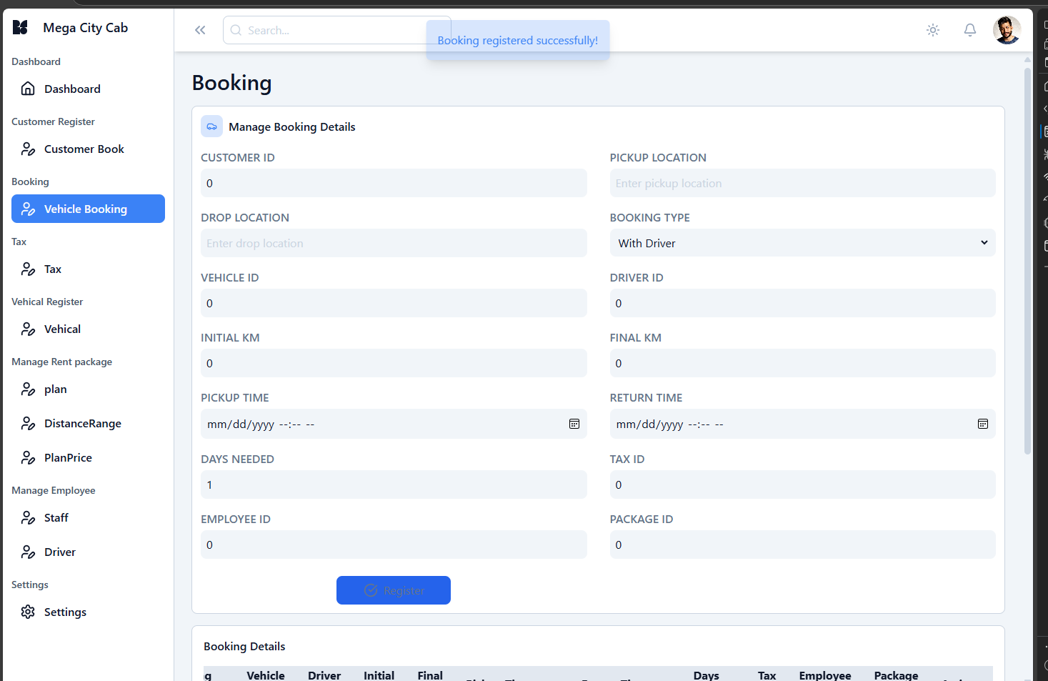 GitHub - shinanmohamed363/Mega_City_Cab_Service_App---Management ...