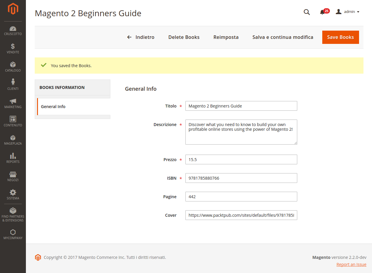 Admin Form