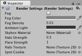 Unity - Render Settings
