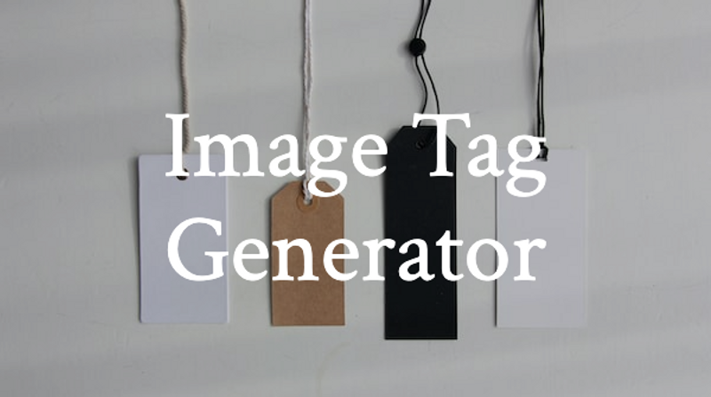 Image tag generator