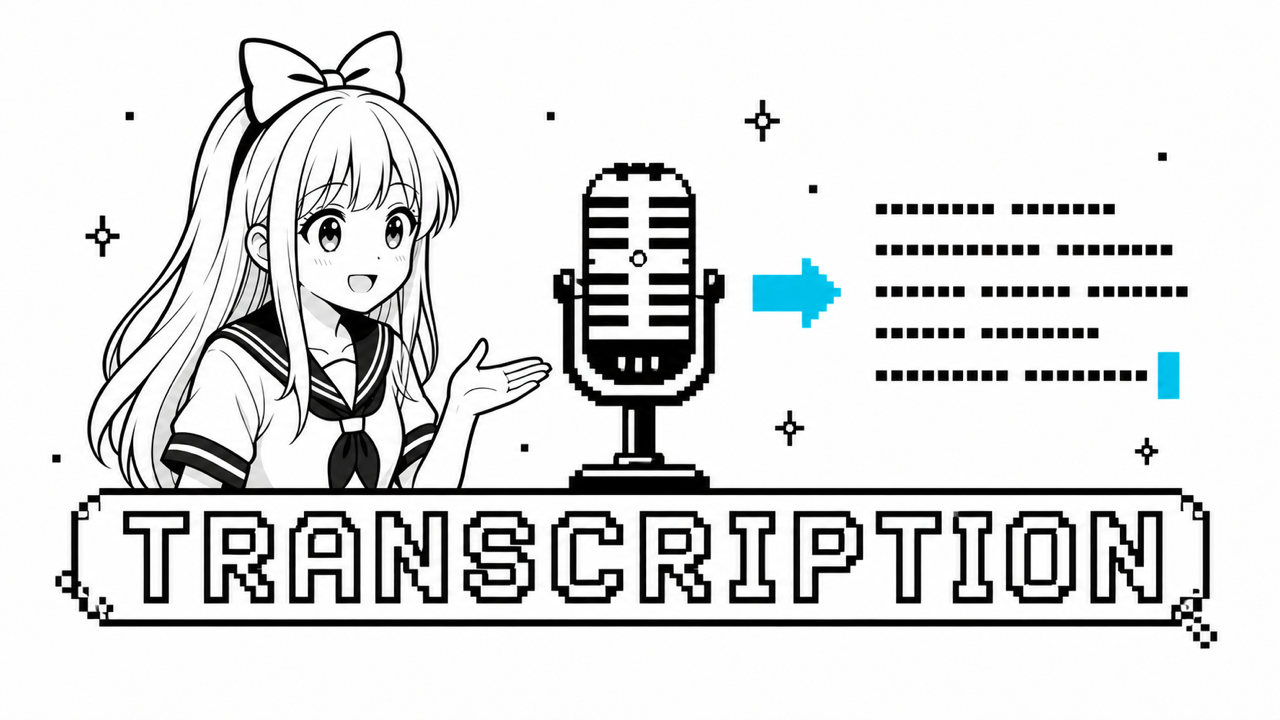 AITuber OnAir Transcription logo