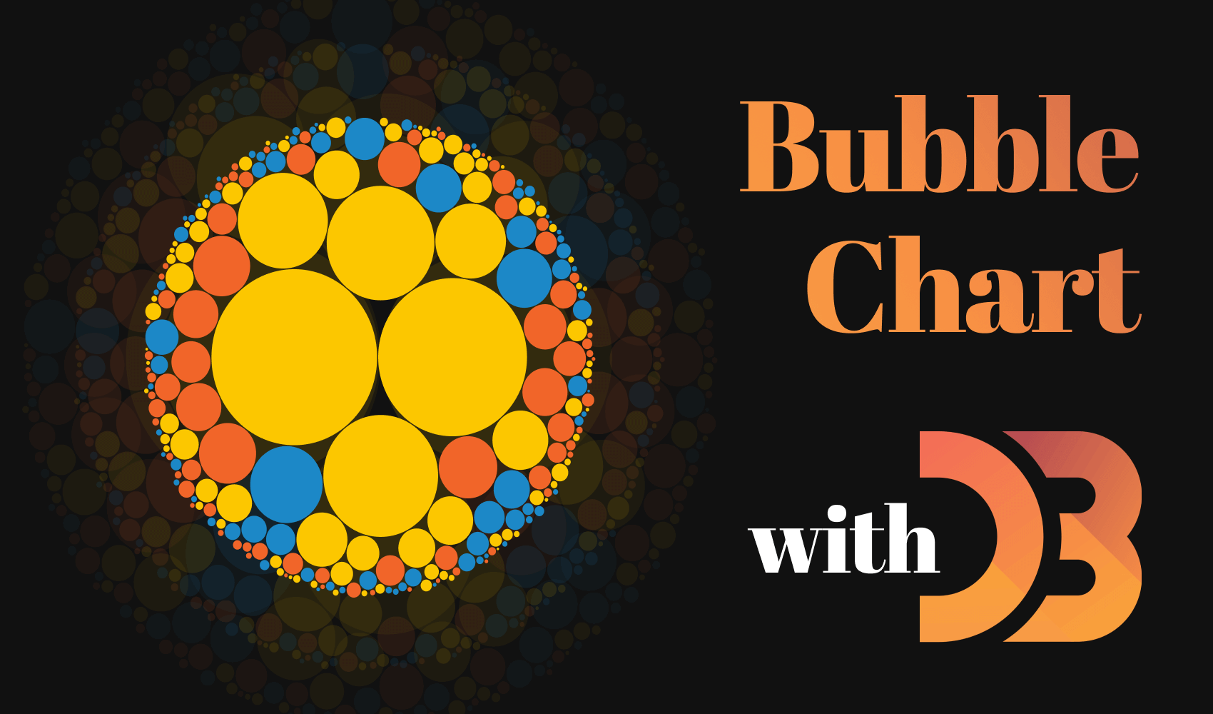 Bubble chart created with D3.js