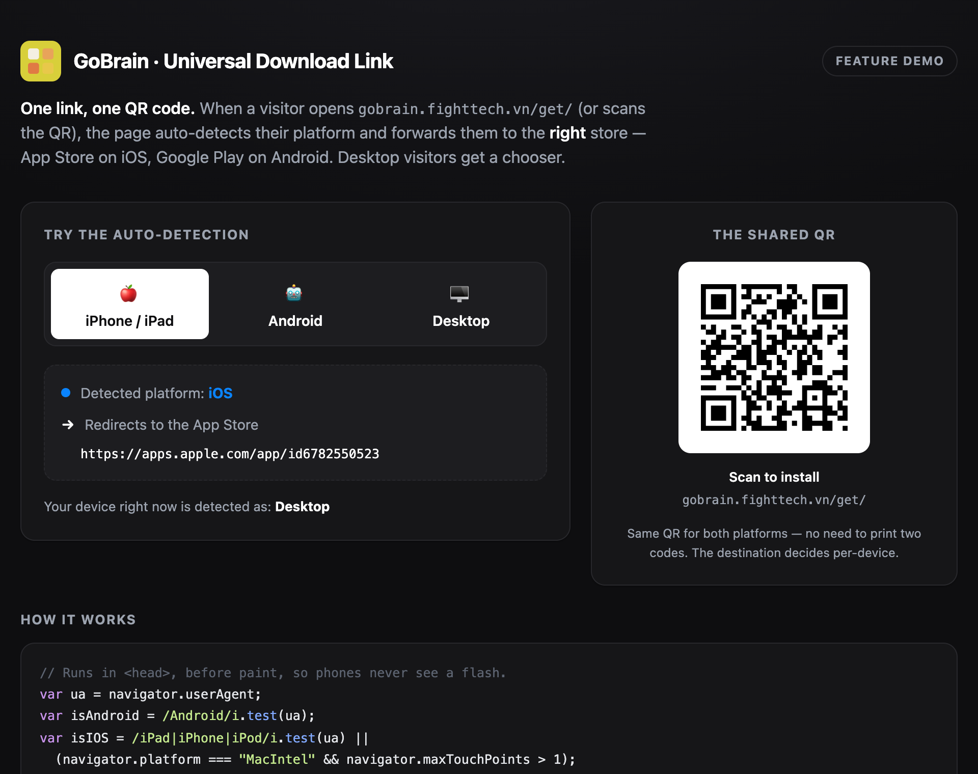 universal-download-link demo