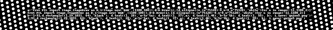 Python Quine GitHub - shirriff/quine: Create a quine scarf