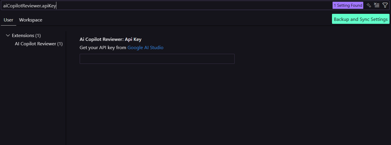 Google AI Studio API Key