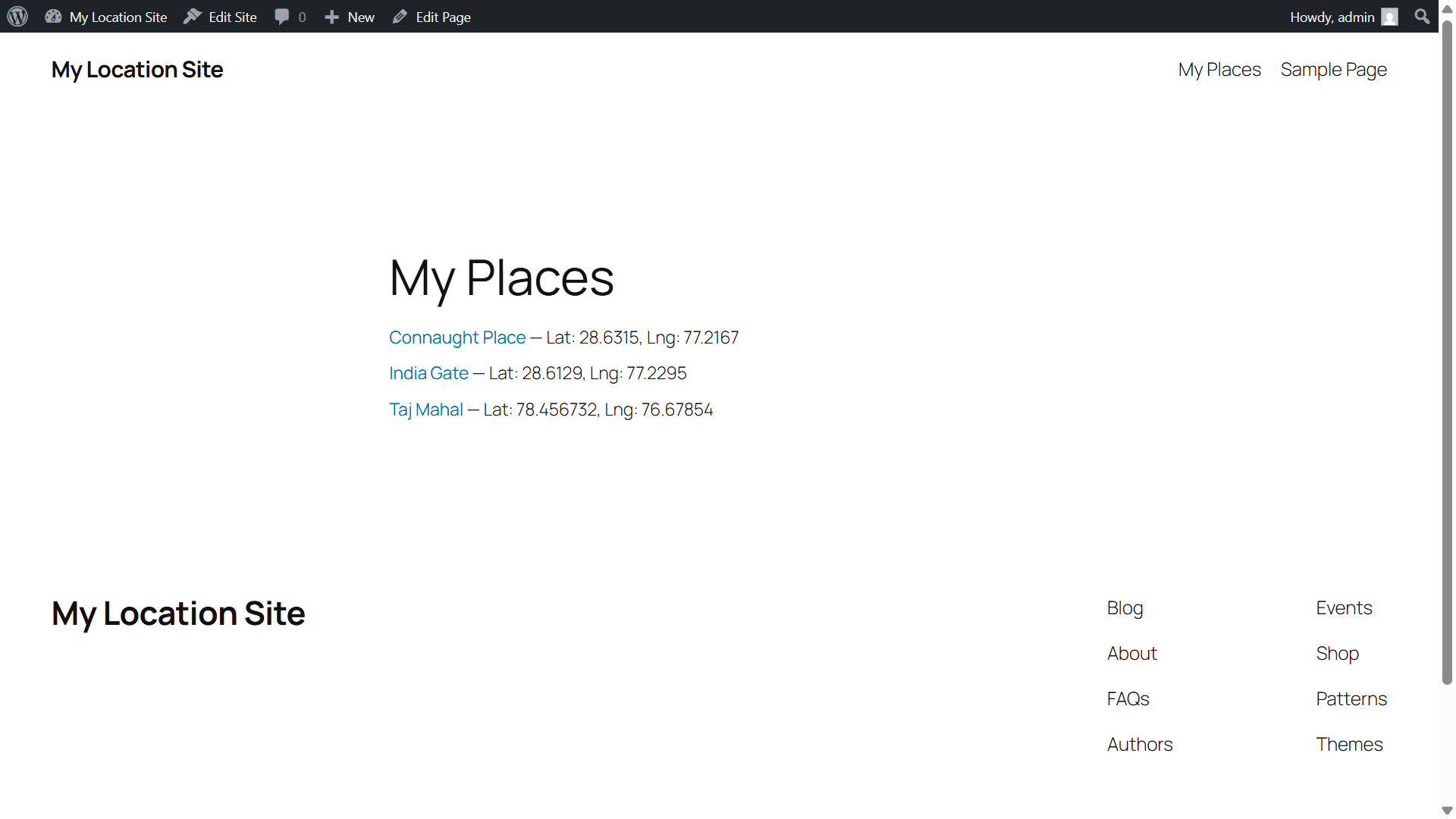 Frontend – List