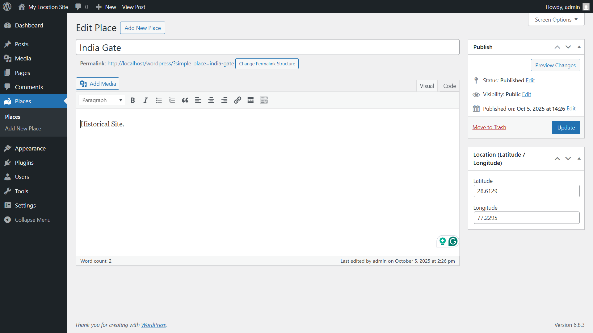 Plugin Active