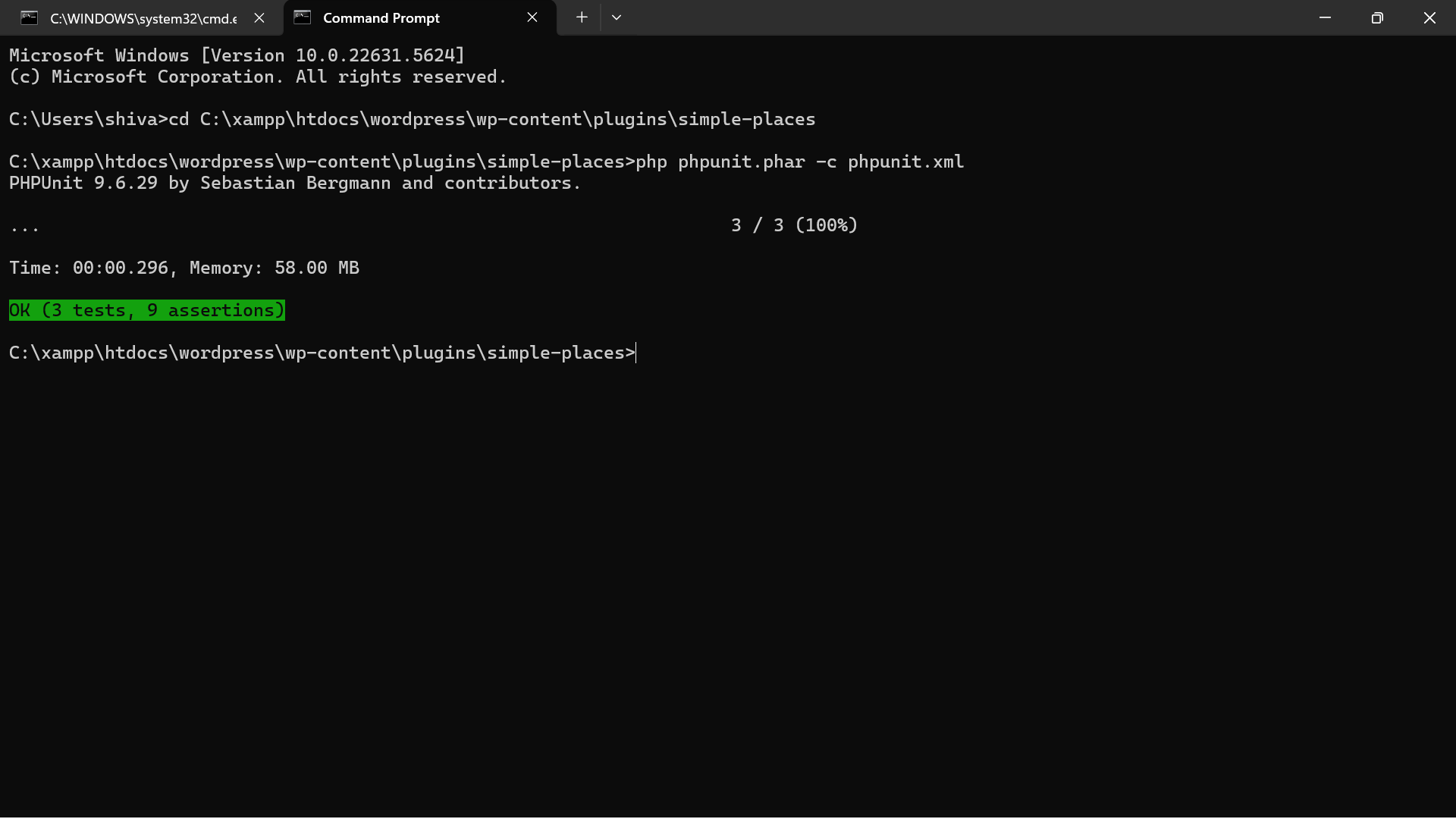 PHPUnit Tests Passing