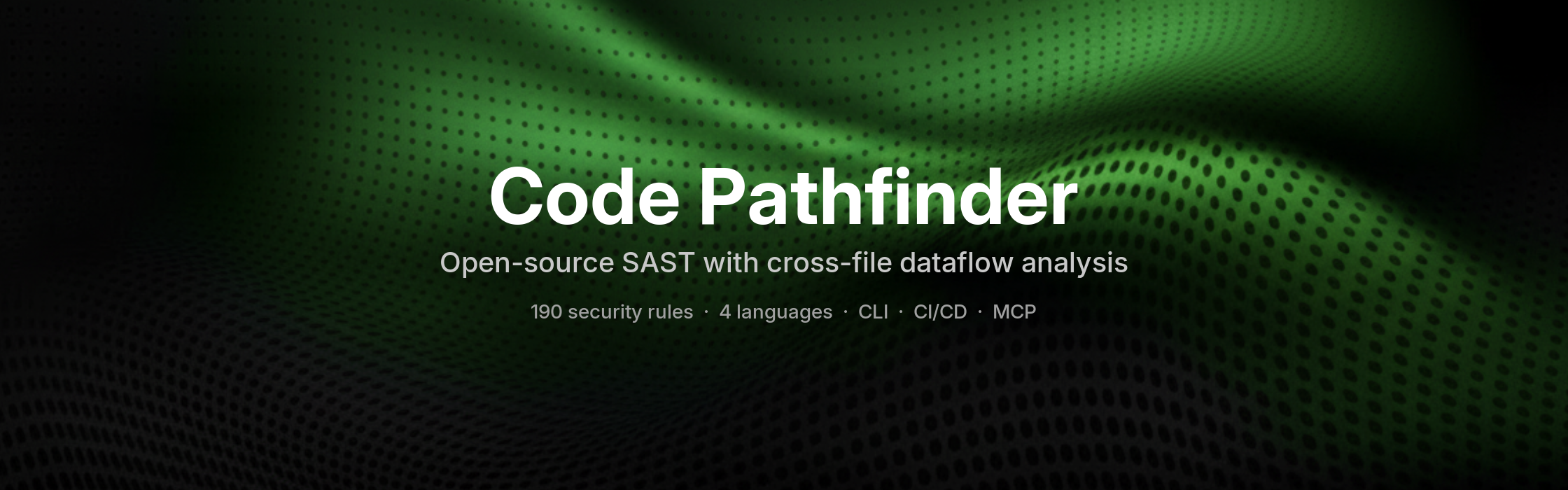 Code Pathfinder - Open-source SAST with cross-file dataflow analysis