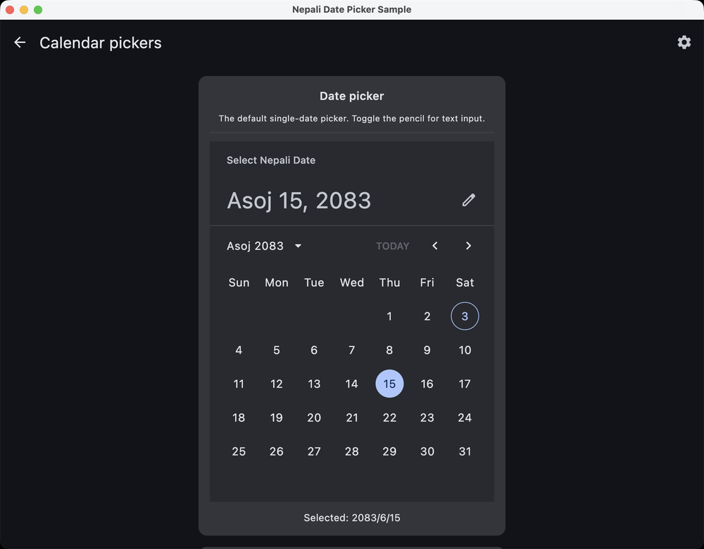 The picker in dark mode on the desktop