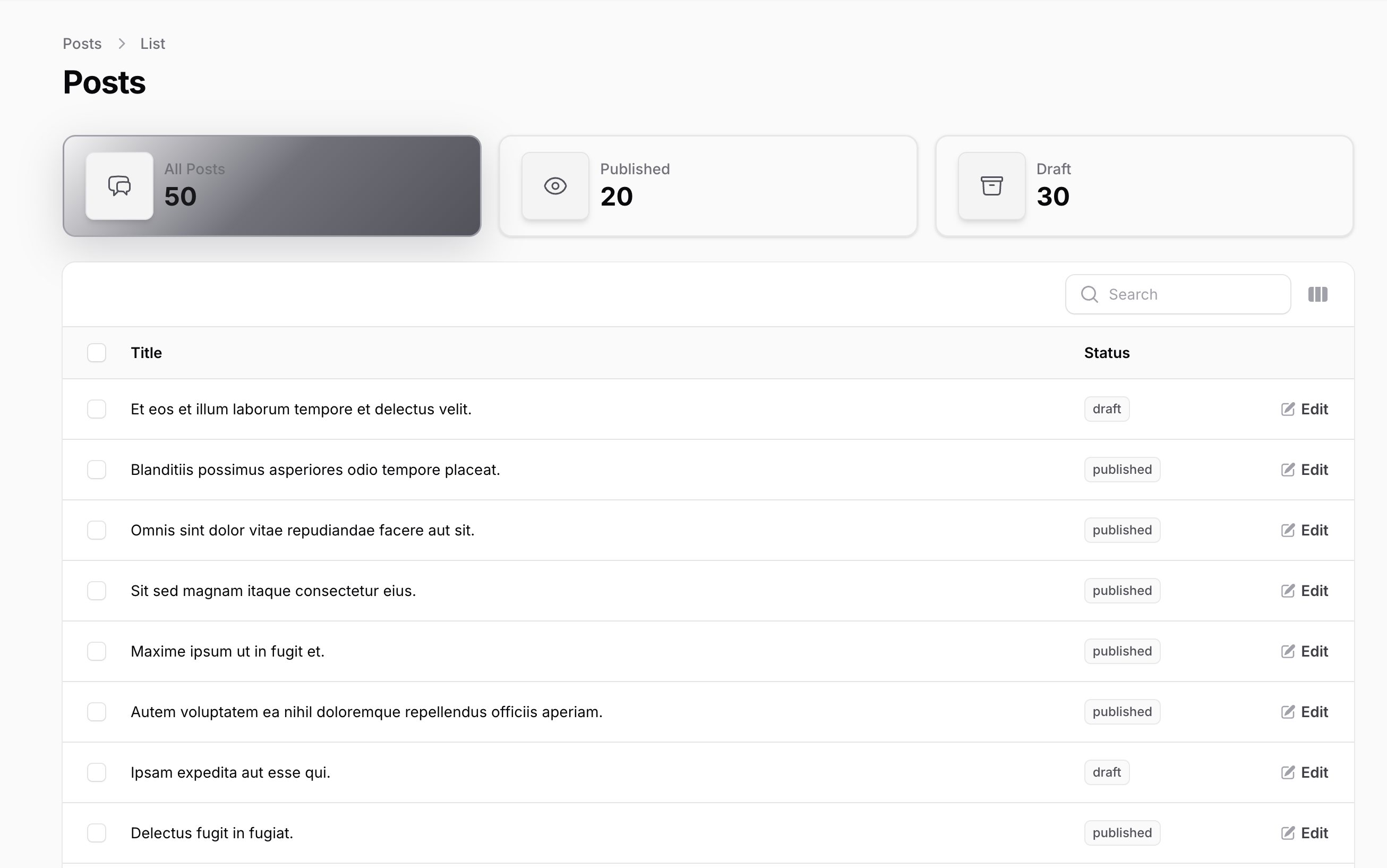 Widget Tabs - Filament
