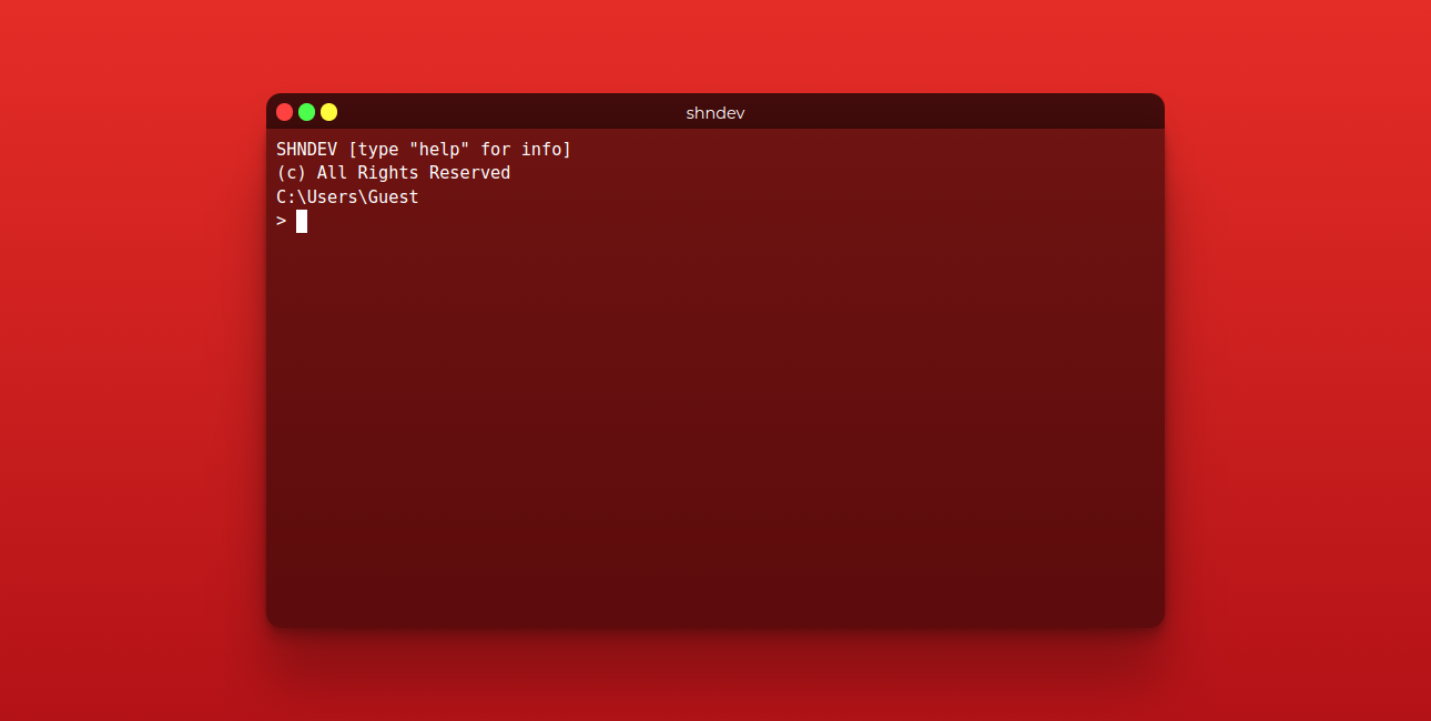 GitHub - shndevdotpy/terminal-page: Terminal style webpage