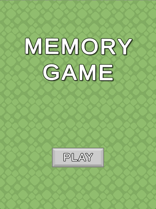 Memory Game Example GIF