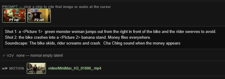 Reference chips and the motion bar