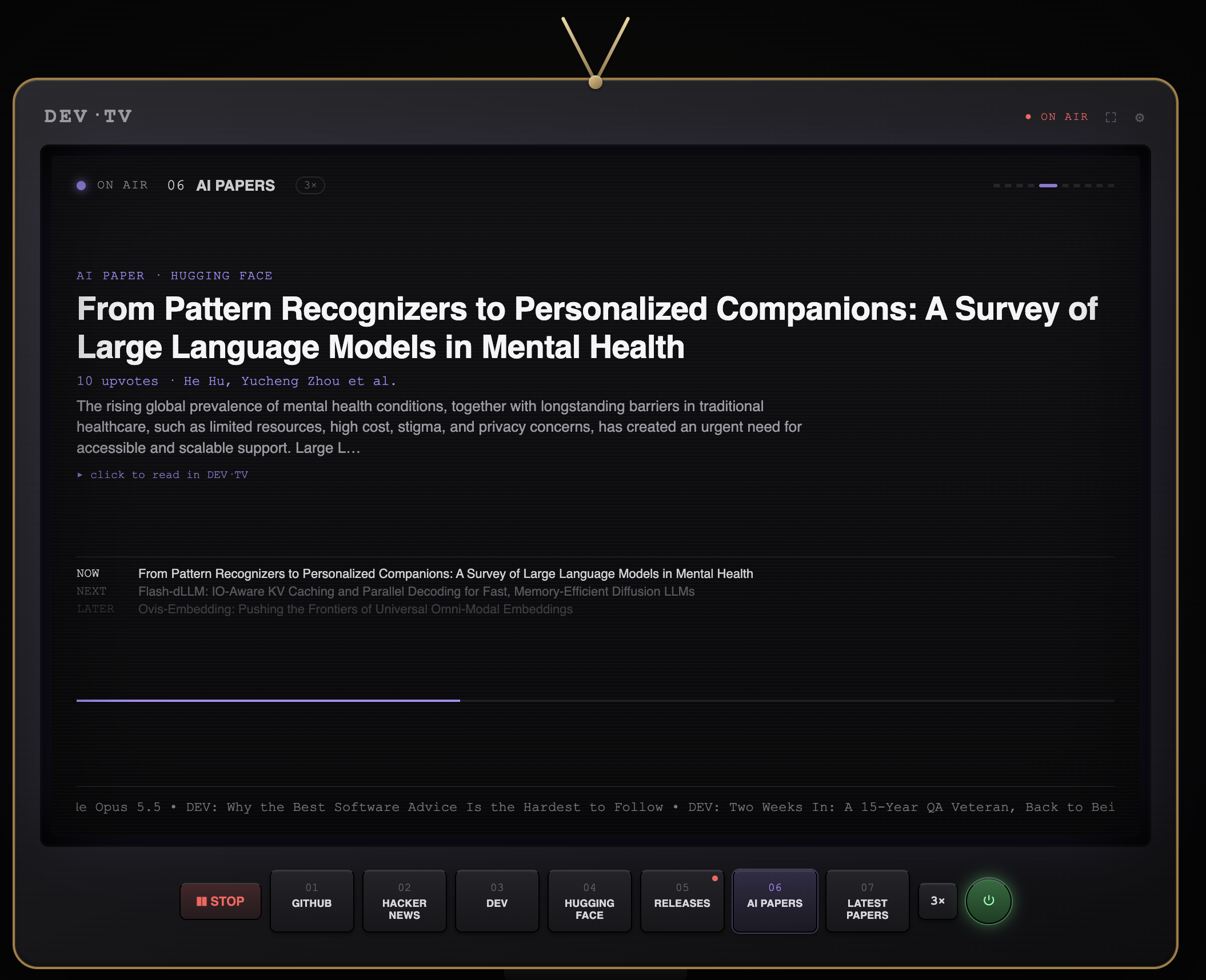 DEV·TV screenshot