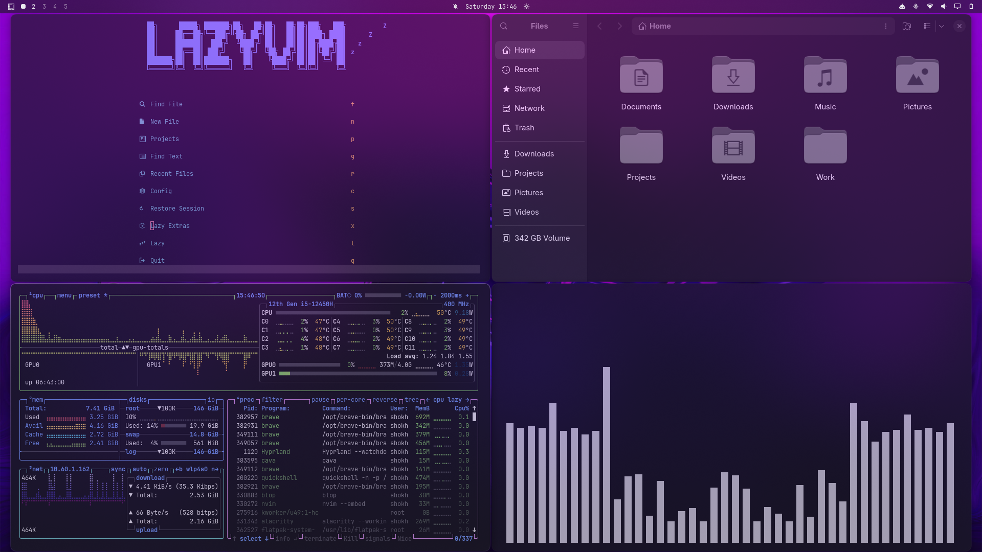 Omarchy Velora frosted glass theme