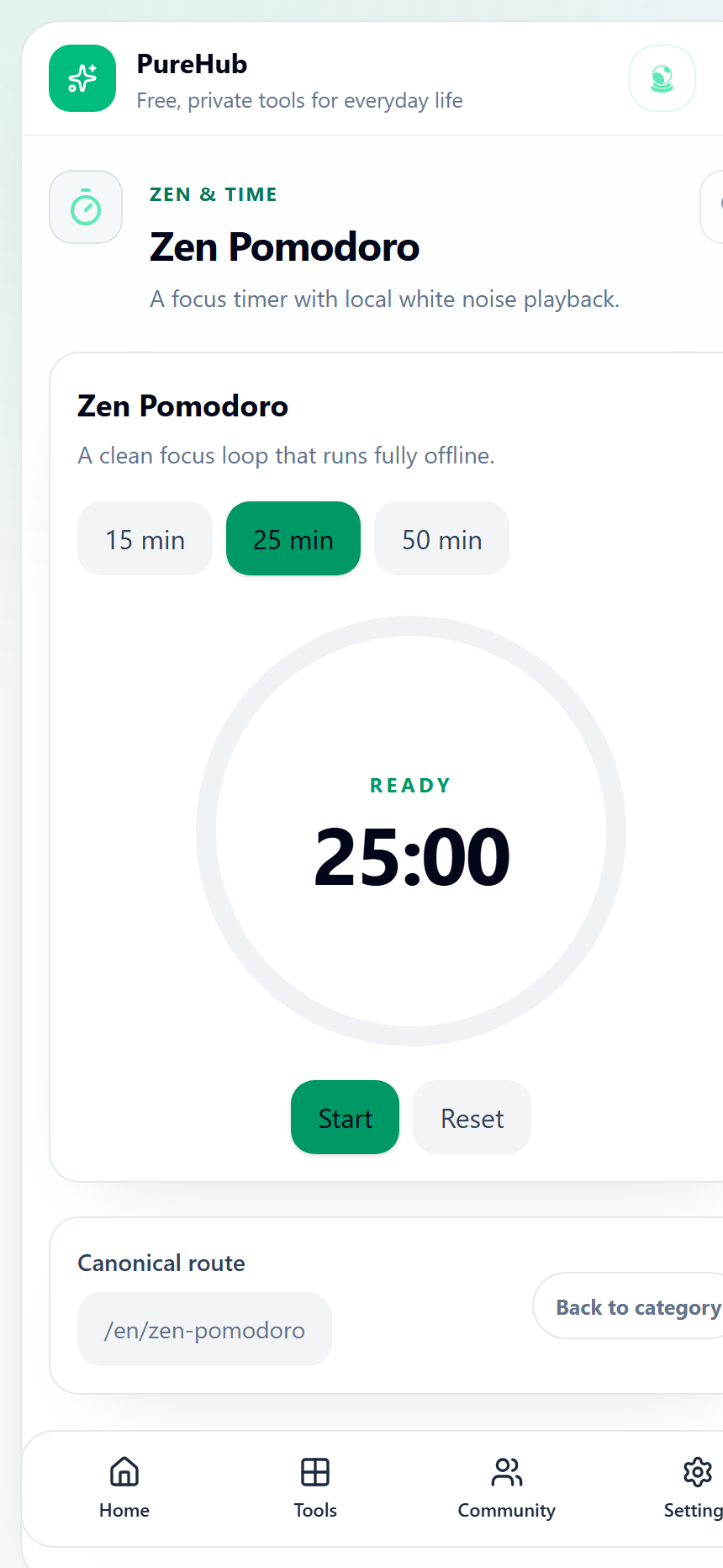 Zen Pomodoro