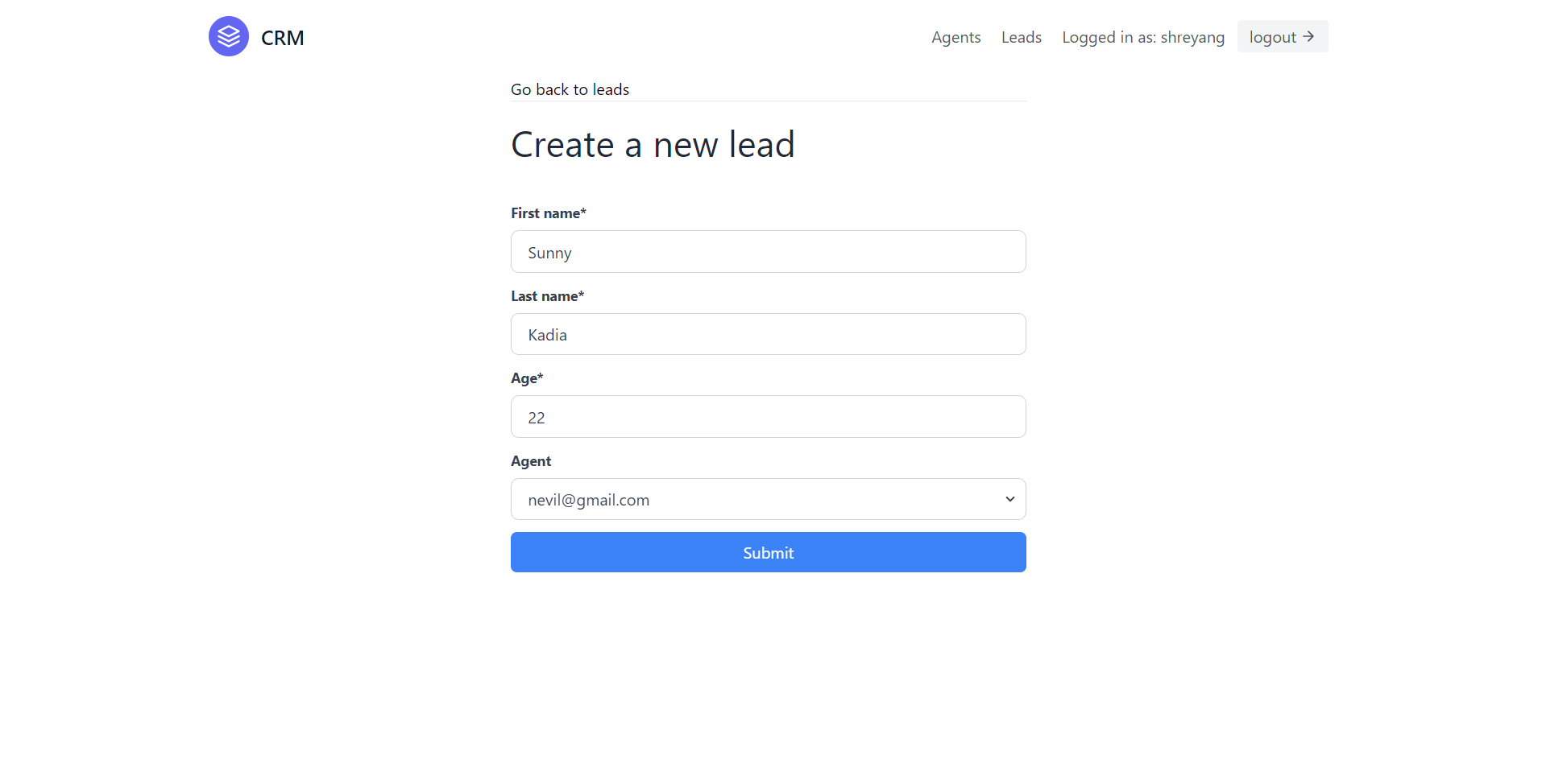 GitHub - shreyangvayla/customer-relationship-management-django