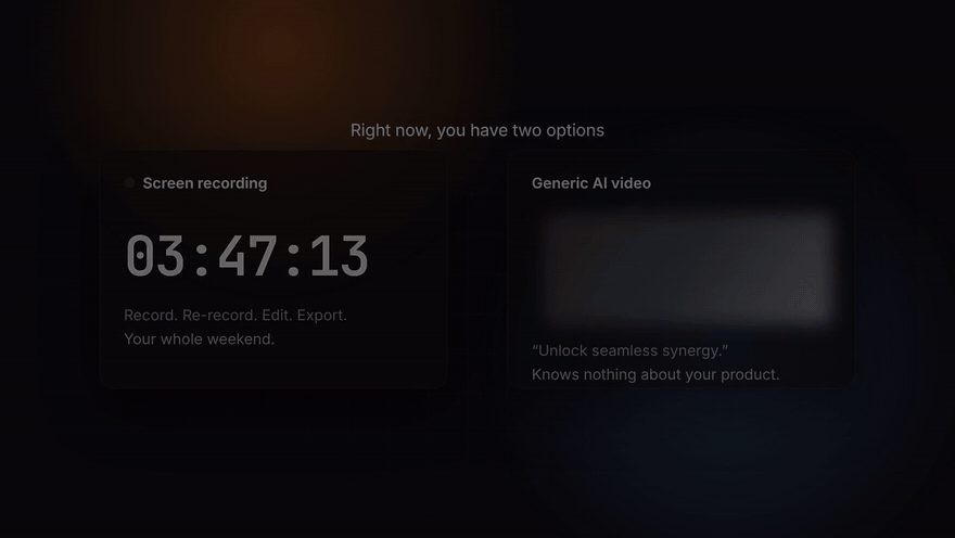 cizle demo: paste a link, get product videos
